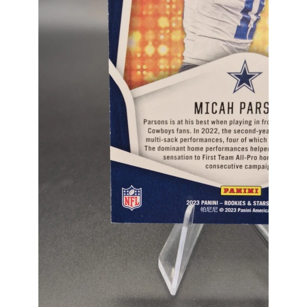 2023 Panini Rookies & Stars Micah Parsons #SO-15 Standing Ovation Green /25 SP
